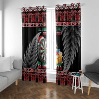 All I Want For Christmas Is Darts New Zealand Window Curtain