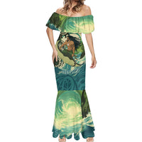Aotearoa Tangaroa Atua Mermaid Dress New Zealand God Of The Ocean