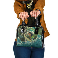 Aotearoa Tangaroa Atua Shoulder Handbag New Zealand God Of The Ocean