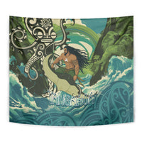 Aotearoa Tangaroa Atua Tapestry New Zealand God Of The Ocean