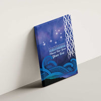 Personalised Matariki New Zealand Canvas Wall Art Maori New Year Galaxy Koru Pattern