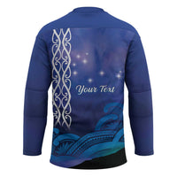 Personalised Matariki New Zealand Hockey Jersey Maori New Year Galaxy Koru Pattern LT14 - Polynesian Pride