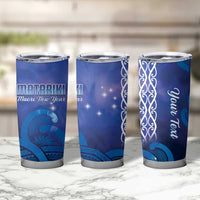 Personalised Matariki New Zealand Tumbler Cup Maori New Year Galaxy Koru Pattern