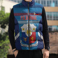 Philippines Football 2026 Sleeveless Puffer Jacket Come On Filipinas LT14 - Polynesian Pride