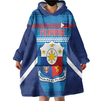 Philippines Football 2026 Wearable Blanket Hoodie Come On Filipinas LT14 - Polynesian Pride