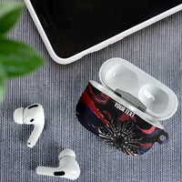 Philippines Sun Tattoo AirPods Case Feathers Filipinas Grunge Style Black LT14 - Polynesian Pride