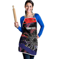 Philippines Sun Tattoo Apron Feathers Filipinas Grunge Style Black LT14 - Polynesian Pride