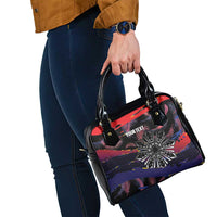 Philippines Sun Tattoo Shoulder Handbag Feathers Filipinas Grunge Style Black LT14 - Polynesian Pride