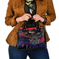 Philippines Sun Tattoo Shoulder Handbag Feathers Filipinas Grunge Style Black LT14 - Polynesian Pride