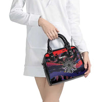 Philippines Sun Tattoo Shoulder Handbag Feathers Filipinas Grunge Style Black LT14 - Polynesian Pride