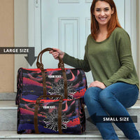 Philippines Sun Tattoo Travel Bag Feathers Filipinas Grunge Style Black