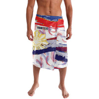 Philippines Sun Tattoo Lavalava Feathers Filipinas Grunge Style White LT14 White - Polynesian Pride