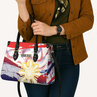 Philippines Sun Tattoo Leather Bag Feathers Filipinas Grunge Style White LT14 - Polynesian Pride
