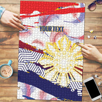 Philippines Sun Tattoo Puzzle Feathers Filipinas Grunge Style White LT14 White - Polynesian Pride