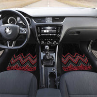 Red Aotearoa Mangopare Kowhaiwhai and Niho Taniwha Car Mats Maori New Zealand