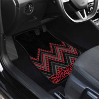 Red Aotearoa Mangopare Kowhaiwhai and Niho Taniwha Car Mats Maori New Zealand
