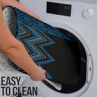 Blue Aotearoa Mangopare Kowhaiwhai Niho Taniwha Bathroom Set Maori New Zealand - Polynesian Pride