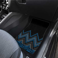 Blue Aotearoa Mangopare Kowhaiwhai and Niho Taniwha Car Mats Maori New Zealand