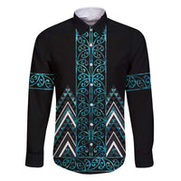 Paua Shell Aotearoa Mangopare Kowhaiwhai and Niho Taniwha Family Matching Mermaid Dress and Hawaiian Shirt Maori New Zealand