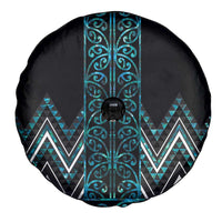 Paua Shell Aotearoa Mangopare Kowhaiwhai and Niho Taniwha Spare Tire Cover Maori New Zealand
