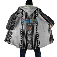 Fiji Day 1970 Cloak For Fiji Ever Fiji Tapa Pattern White LT14 - Polynesian Pride