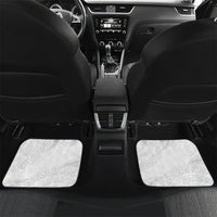Tonga White Sunday Car Mats Fakame Tongan Ngatu Turtle LT14 Set 2pcs - Back White - Polynesian Pride