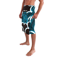 Kikorangi Aotearoa Atua Tumatauenga Personalised Lavalava Maori God Of War Tiki With Taiaha LT14 - Polynesian Pride