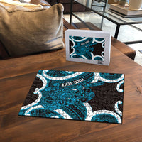 Kikorangi Aotearoa Atua Tumatauenga Personalised Puzzle Maori God Of War Tiki With Taiaha LT14 - Polynesian Pride