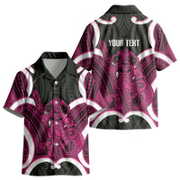 Mawhero Aotearoa Atua Tumatauenga Personalised Kid Hawaiian Shirt Maori God Of War Tiki With Taiaha LT14 - Polynesian Pride