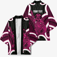 Mawhero Aotearoa Atua Tumatauenga Personalised Kimono Maori God Of War Tiki With Taiaha LT14 - Polynesian Pride