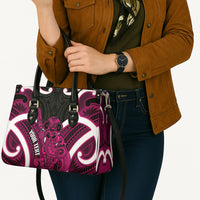 Mawhero Aotearoa Atua Tumatauenga Personalised Leather Bag Maori God Of War Tiki With Taiaha LT14 - Polynesian Pride