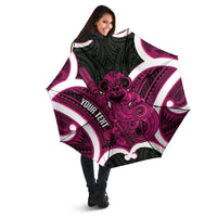 Mawhero Aotearoa Atua Tumatauenga Personalised Umbrella Maori God Of War Tiki With Taiaha LT14 - Polynesian Pride