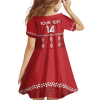 Custom Tonga Rugby 2024 Family Matching Tank Maxi Dress and Hawaiian Shirt Go Champions Ikale Tahi Ngatu Pattern LT14 - Polynesian Pride