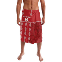 Custom Tonga Rugby 2024 Lavalava Go Champions Ikale Tahi Ngatu Pattern LT14 Red - Polynesian Pride
