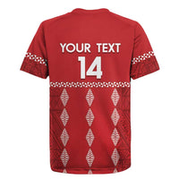 Custom Tonga Rugby 2024 Rugby Jersey Go Champions Ikale Tahi Ngatu Pattern LT14 - Polynesian Pride