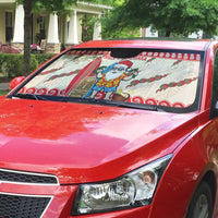 Hawaii Christmas Six Seven Auto Sun Shade Mele Kalikimaka Funny Santa 67 Gen Alpha Slang - Polynesian Pride