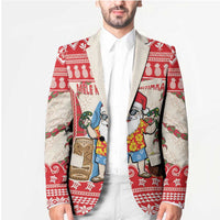 Hawaii Christmas Six Seven Blazer Mele Kalikimaka Funny Santa 67 Gen Alpha Slang - Polynesian Pride