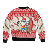 Hawaii Christmas Six Seven Bomber Jacket Mele Kalikimaka Funny Santa 67 Gen Alpha Slang - Polynesian Pride