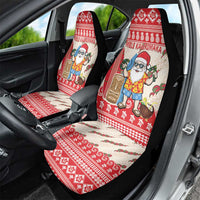 Hawaii Christmas Six Seven Car Seat Cover Mele Kalikimaka Funny Santa 67 Gen Alpha Slang - Polynesian Pride