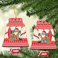 Hawaii Christmas Six Seven Ceramic Ornament Mele Kalikimaka Funny Santa 67 Gen Alpha Slang - Polynesian Pride