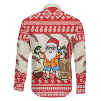 Hawaii Christmas Six Seven Family Matching Mermaid Dress and Hawaiian Shirt Mele Kalikimaka Funny Santa 67 Gen Alpha Slang - Polynesian Pride