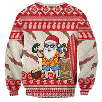 Hawaii Christmas Six Seven Sweatshirt Mele Kalikimaka Funny Santa 67 Gen Alpha Slang - Polynesian Pride