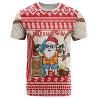 Hawaii Christmas Six Seven T Shirt Mele Kalikimaka Funny Santa 67 Gen Alpha Slang LT14 Red - Polynesian Pride