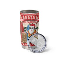 Hawaii Christmas Six Seven Tumbler Cup Mele Kalikimaka Funny Santa 67 Gen Alpha Slang - Polynesian Pride