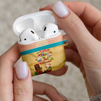 Aloha Hawaii Mele Kalikimaka AirPods Case Beachy Funny Santa Hawaiian Lei LT14 - Polynesian Pride