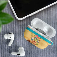 Aloha Hawaii Mele Kalikimaka AirPods Case Beachy Funny Santa Hawaiian Lei LT14 - Polynesian Pride