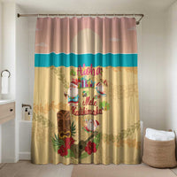 Aloha Hawaii Mele Kalikimaka Bathroom Set Beachy Funny Santa Hawaiian Lei - Polynesian Pride