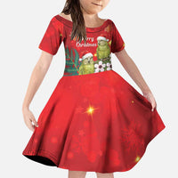 New Zealand Kakapo Christmas Family Matching Tank Maxi Dress and Hawaiian Shirt Owl Parrot Santa Sliver Fern Manuka - Red - Polynesian Pride