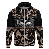 Kia Ora New Zealand Hoodie Aotearoa Proud Maori With Silver Fern LT14 - Polynesian Pride