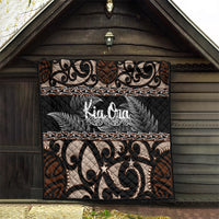 Kia Ora New Zealand Quilt Aotearoa Proud Maori With Silver Fern LT14 - Polynesian Pride
